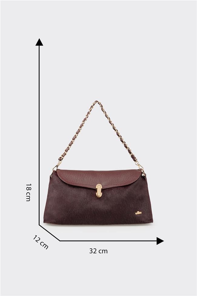 Bordo Kadın Çapraz Çanta