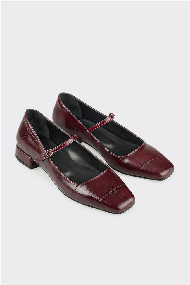 Bordo Kadın Günlük Ayakkabı