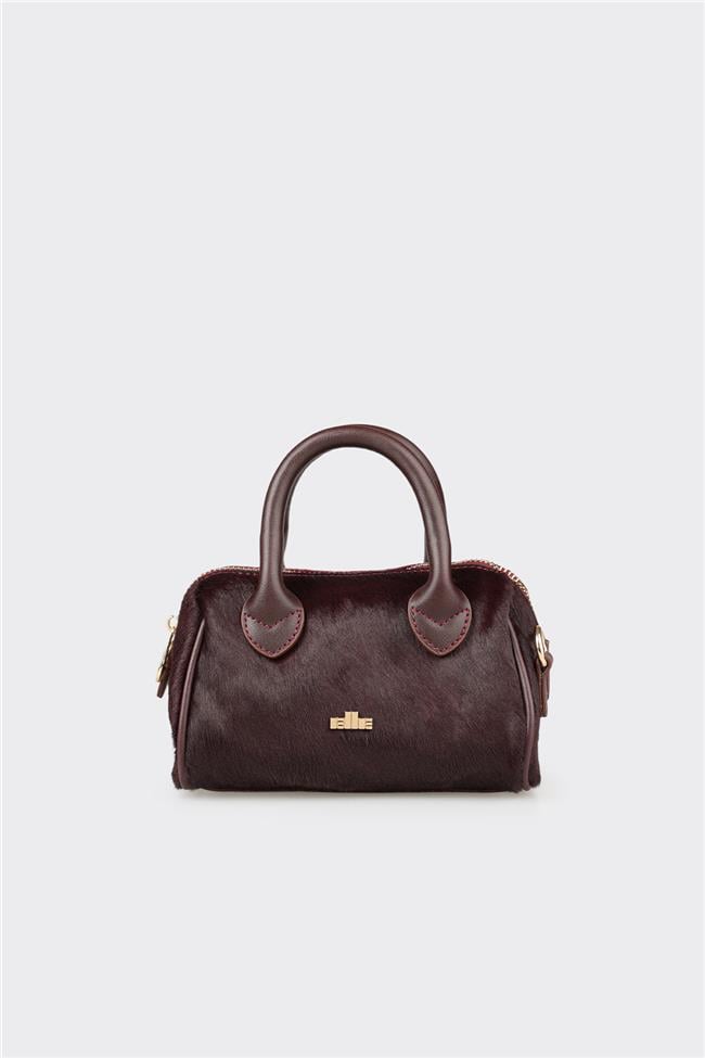 Bordo Kadın Küçük El Çantası