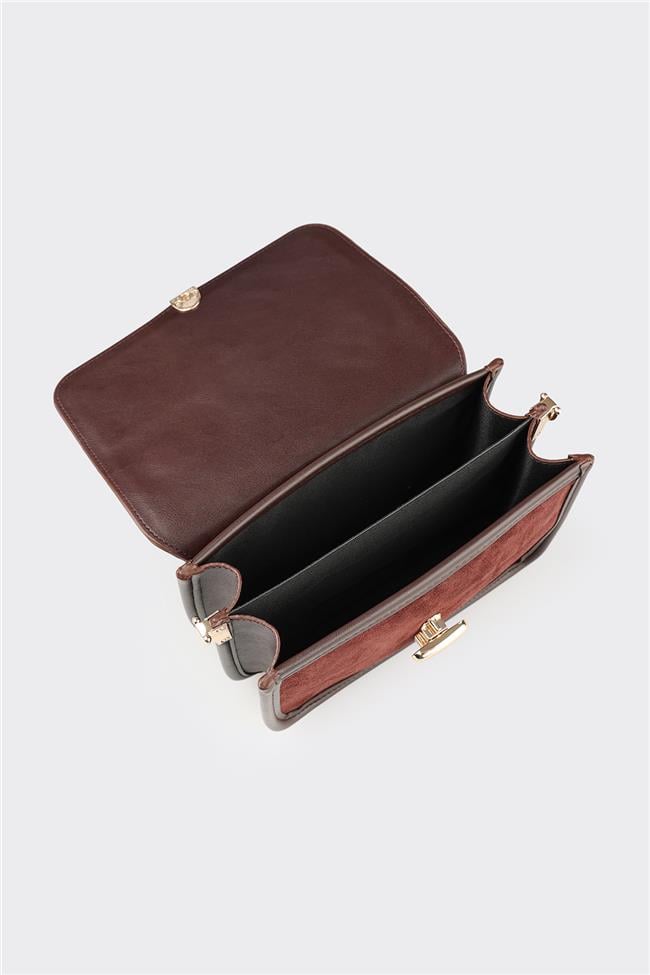 Bordo Kadın Küçük El Çantası