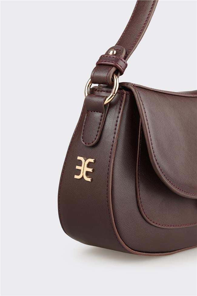 Bordo Kadın Omuz Çantası