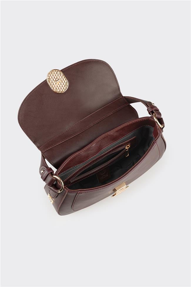 Bordo Kadın Omuz Çantası