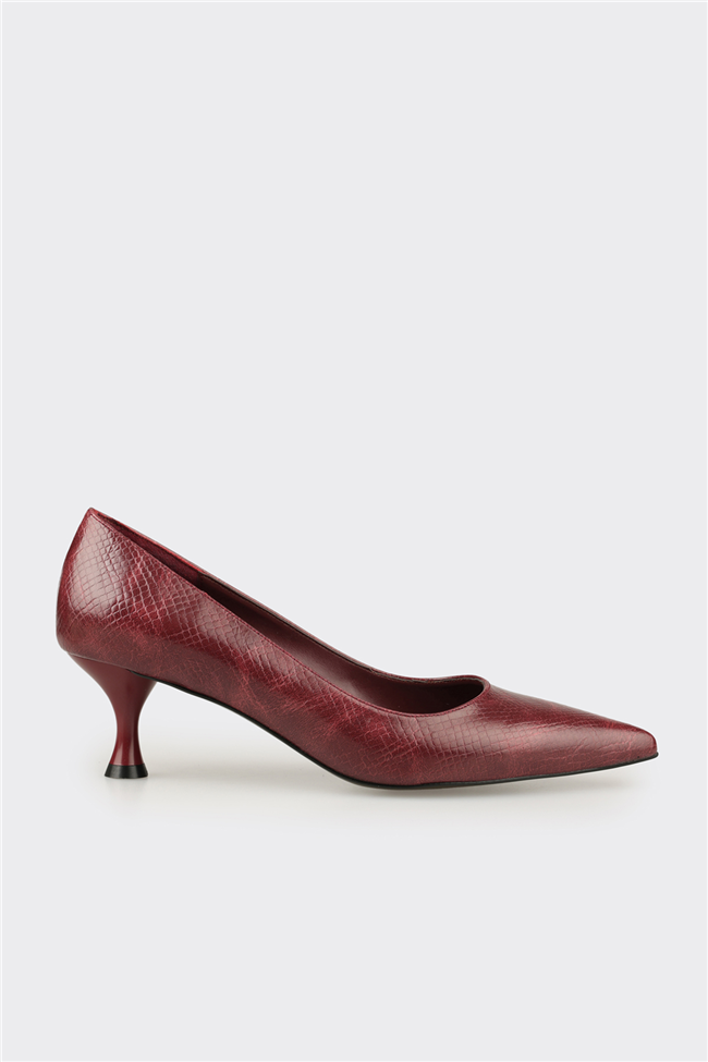 Bordo Kadın Stiletto