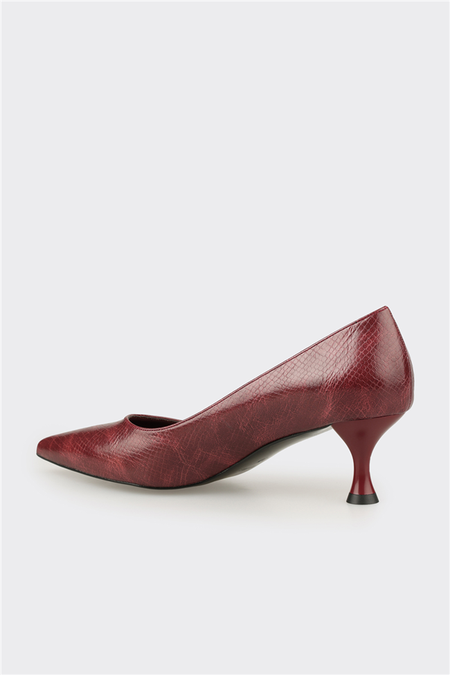 Bordo Kadın Stiletto