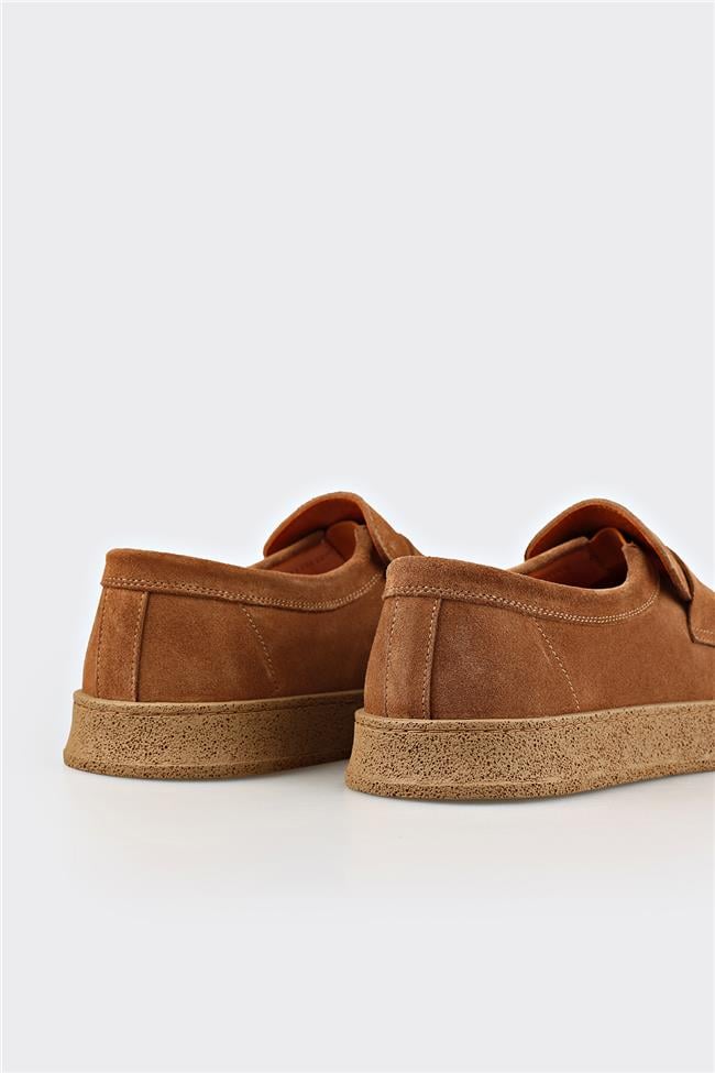 Camel Deri Erkek Günlük Ayakkabı