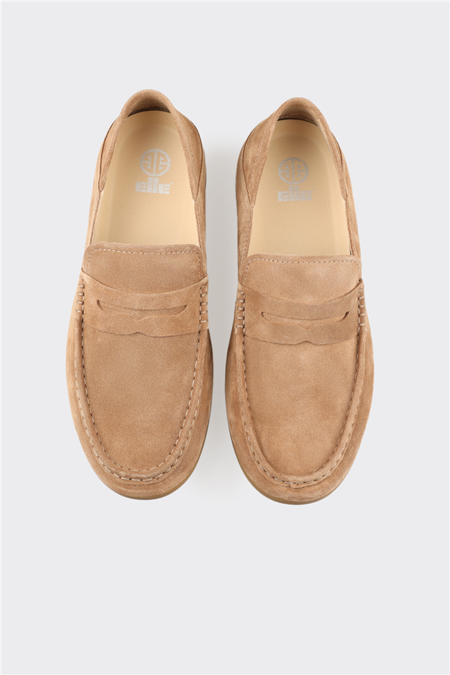 Camel Deri Erkek Günlük Ayakkabı