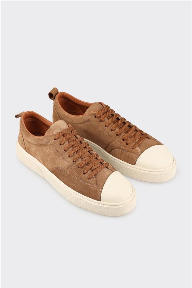 Camel Deri Erkek Günlük Ayakkabı