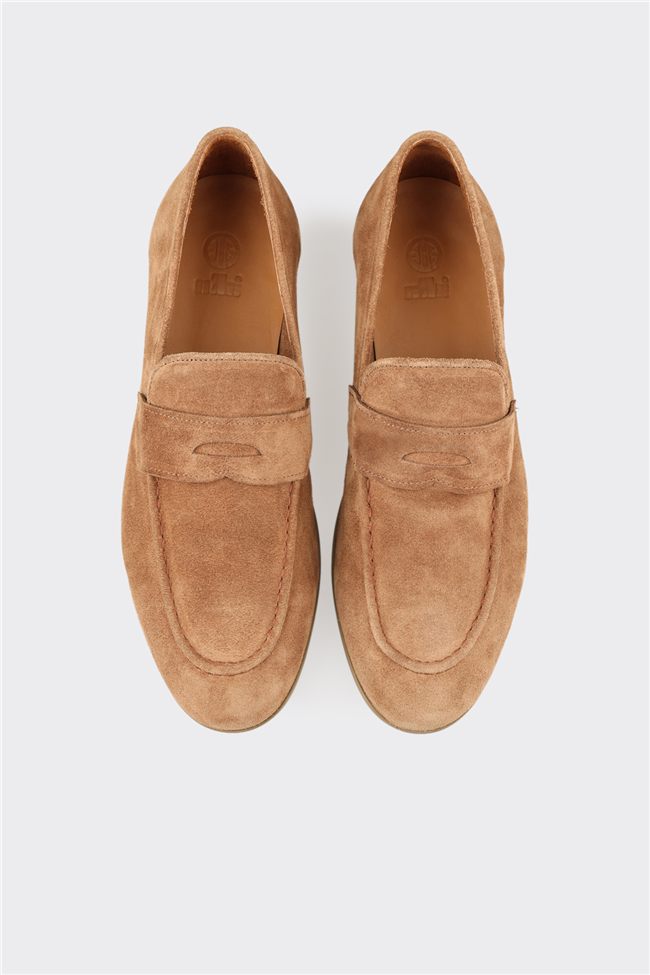 Camel Deri Erkek Günlük Ayakkabı