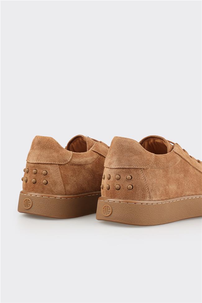 Camel Deri Erkek Günlük Ayakkabı