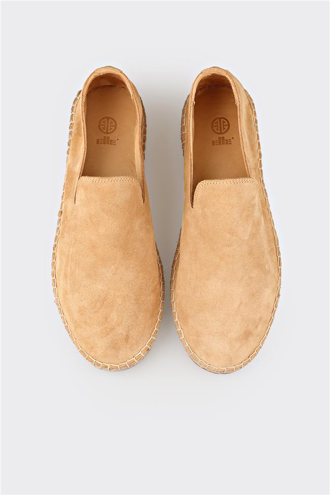 Camel Deri Erkek Günlük Ayakkabı