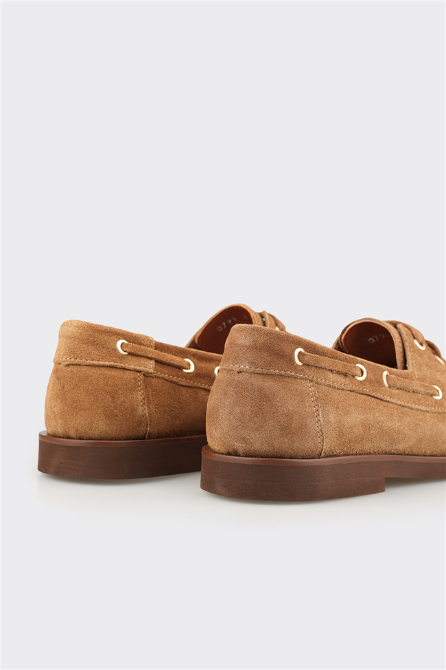 Camel Deri Erkek Günlük Ayakkabı