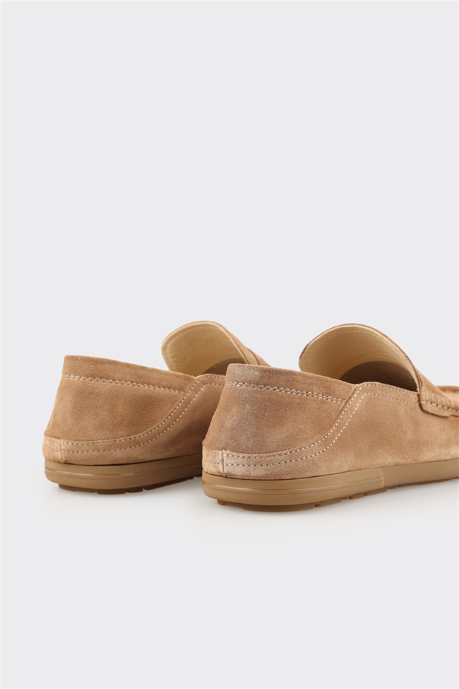 Camel Deri Erkek Günlük Ayakkabı