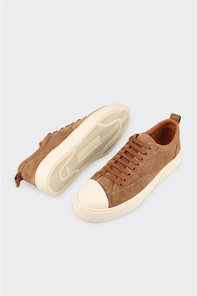 Camel Deri Erkek Günlük Ayakkabı