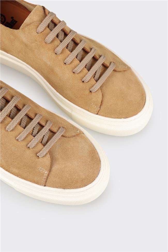 Camel Deri Erkek Spor Ayakkabı