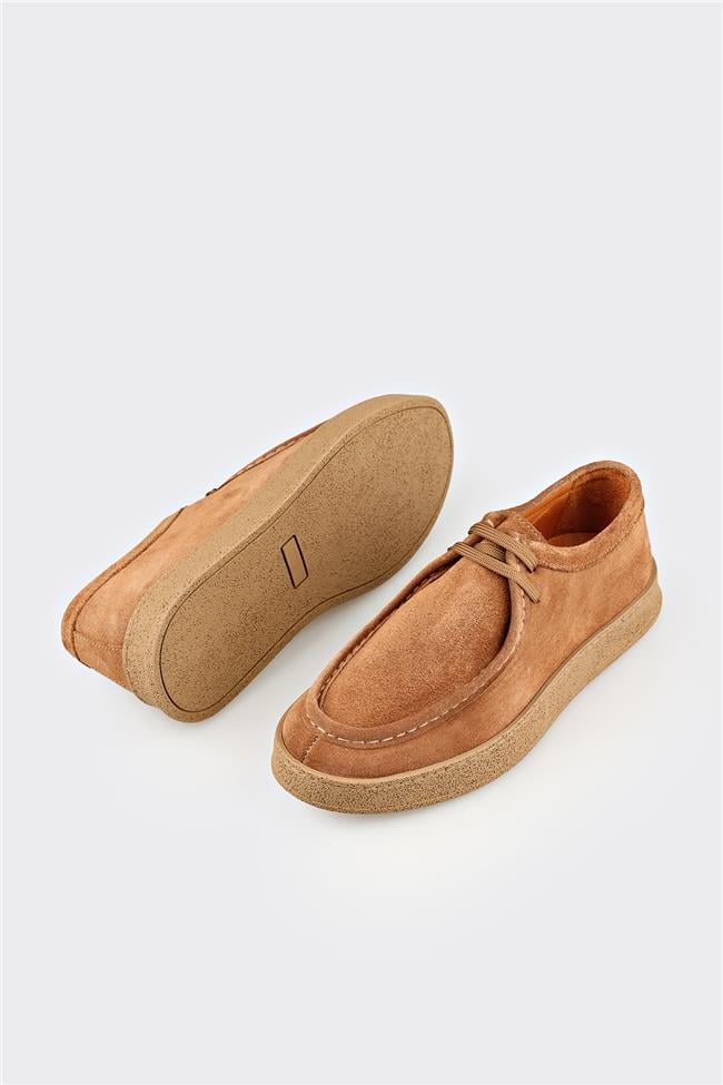 Camel Deri Erkek Spor Ayakkabı