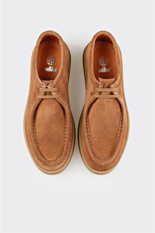 Camel Deri Erkek Spor Ayakkabı