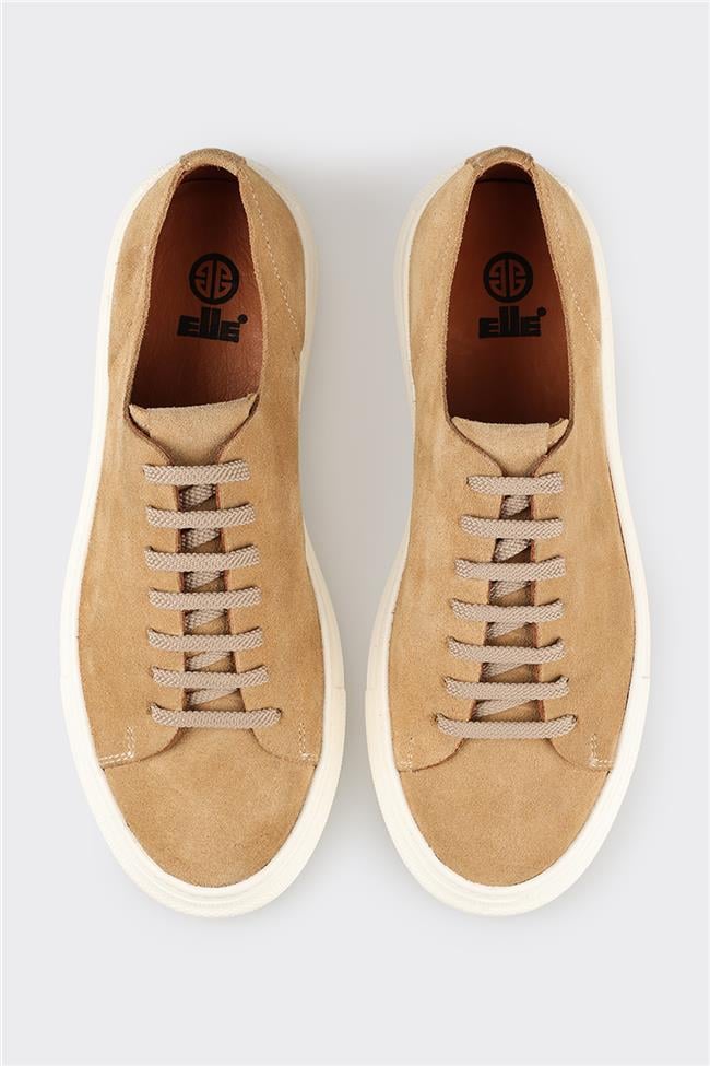 Camel Deri Erkek Spor Ayakkabı