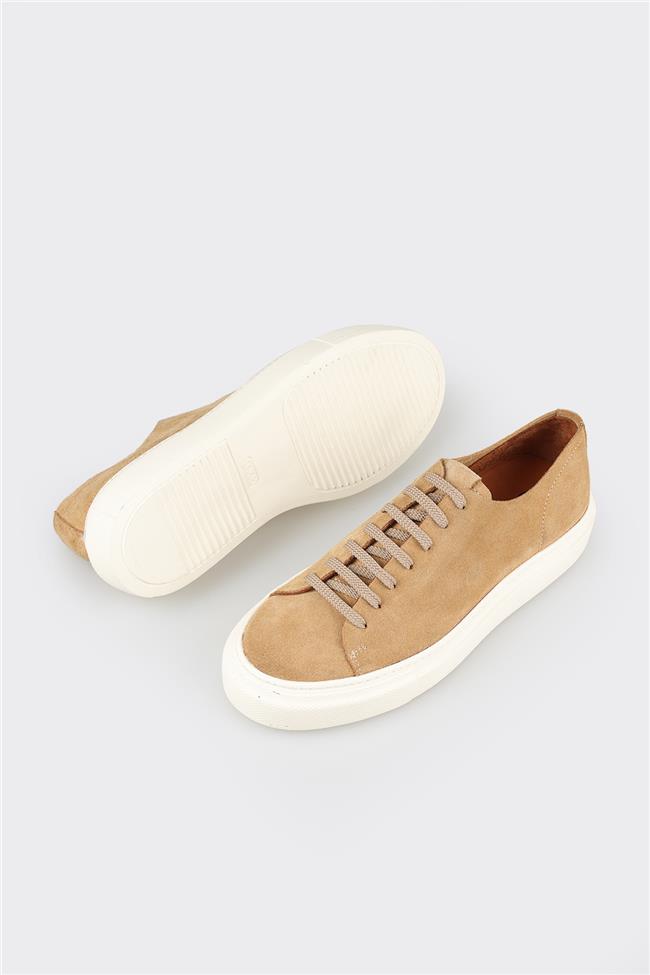 Camel Deri Erkek Spor Ayakkabı