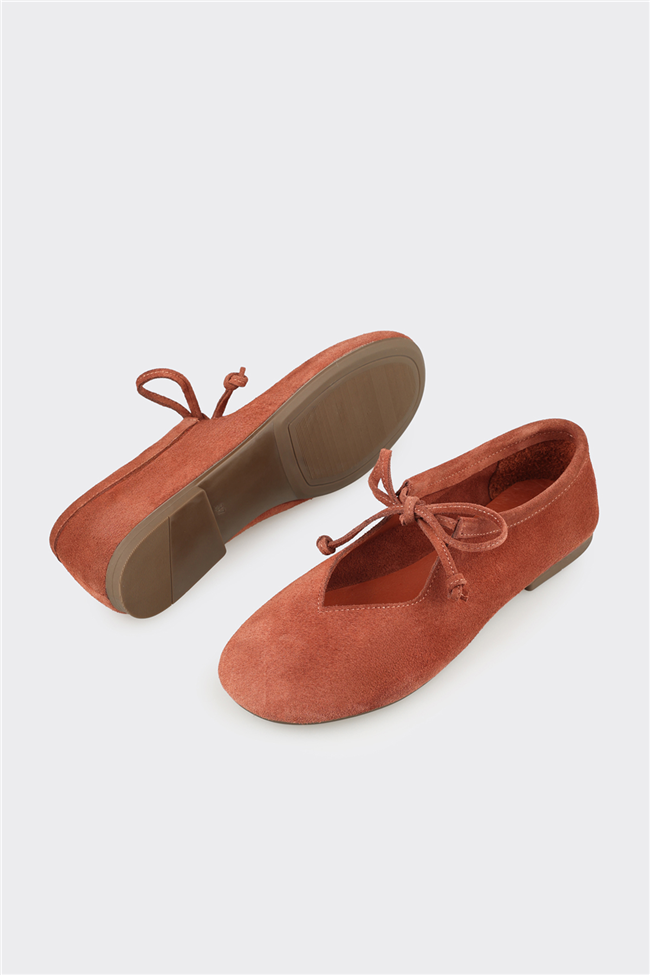 Camel Deri Kadın Günlük Ayakkabı