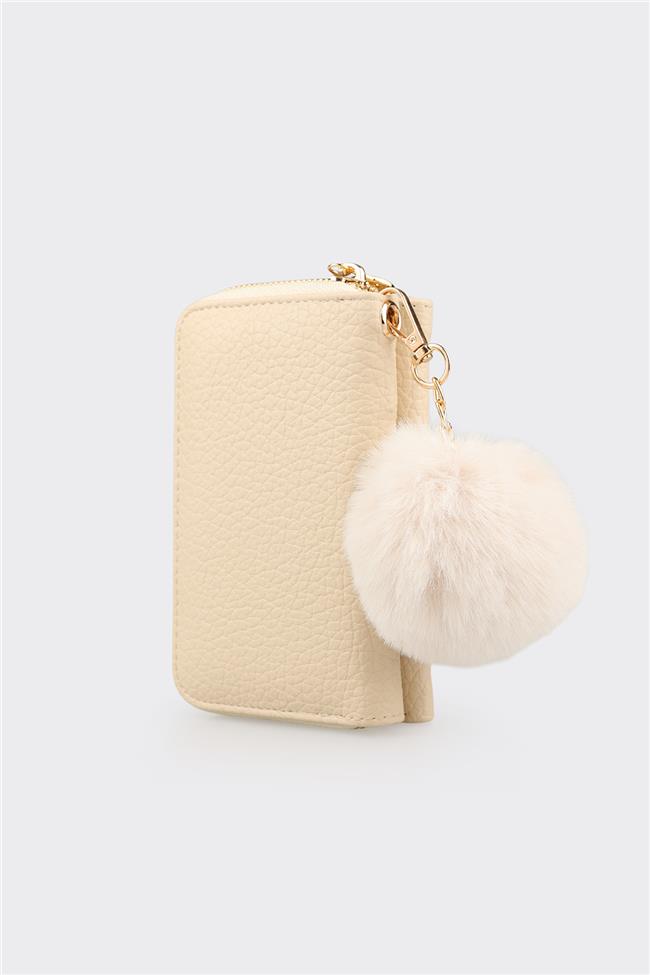 Ekru Kadın Cüzdan