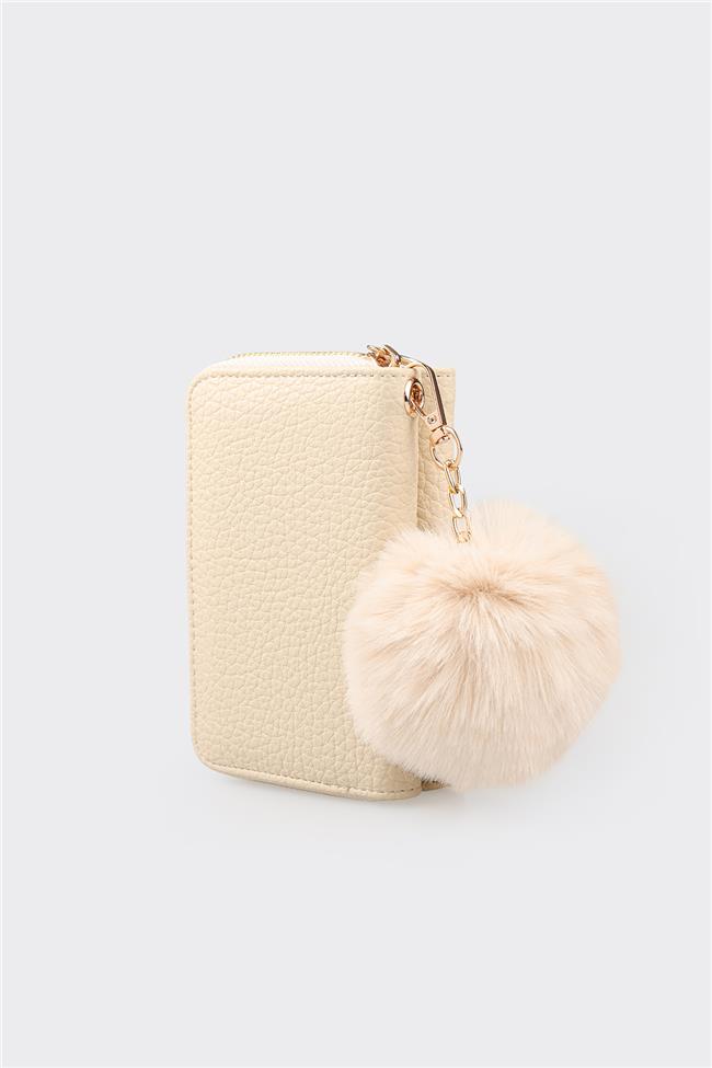 Ekru Kadın Cüzdan