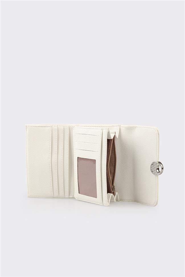Ekru Kadın Cüzdan