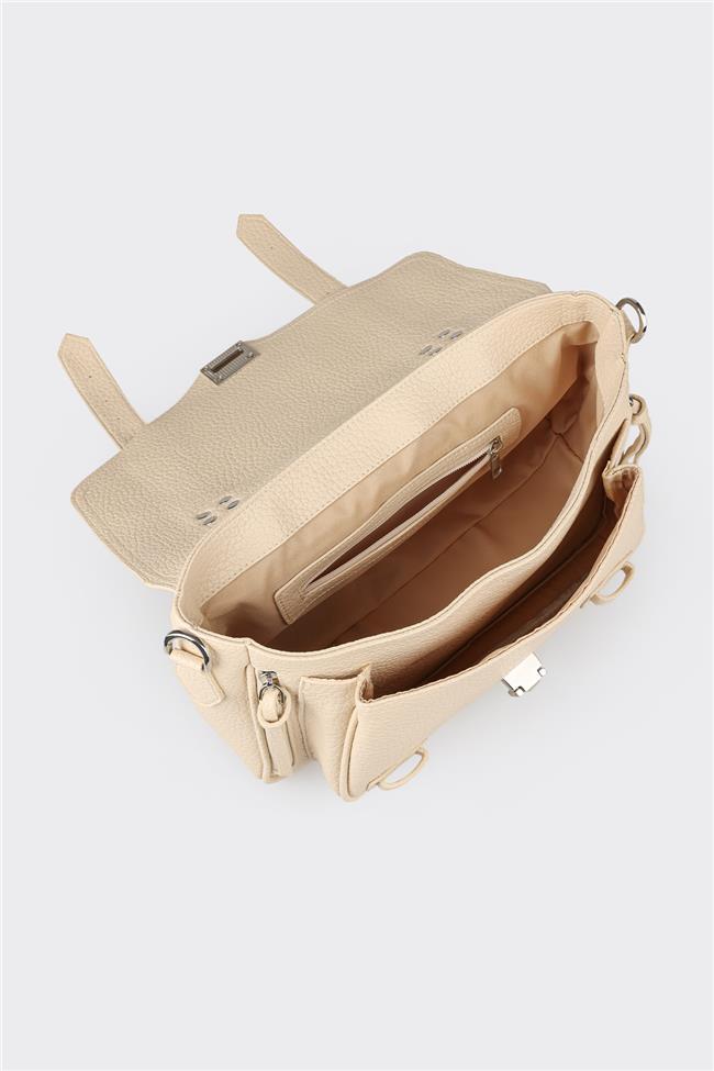 Ekru Kadın El Çantası