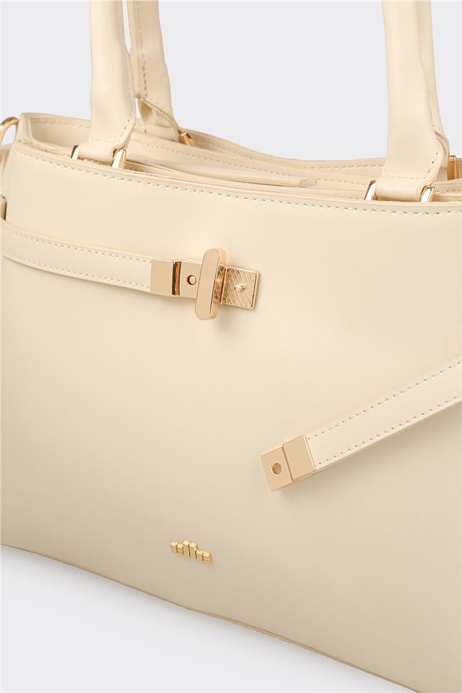 Ekru Kadın El Çantası