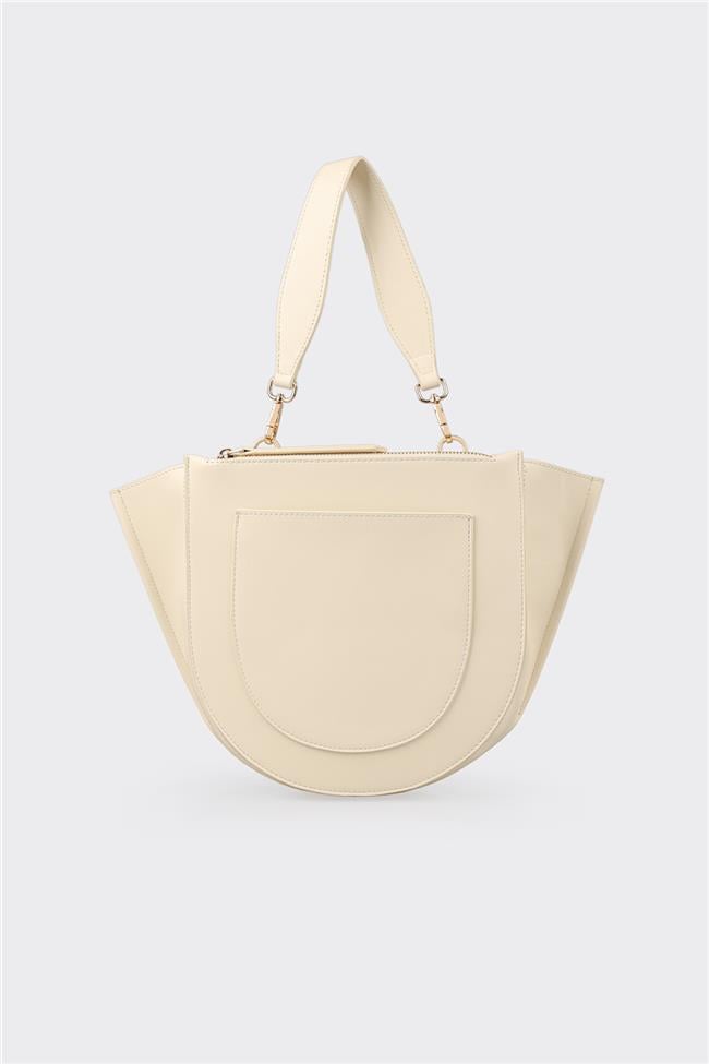 Ekru Kadın El Çantası