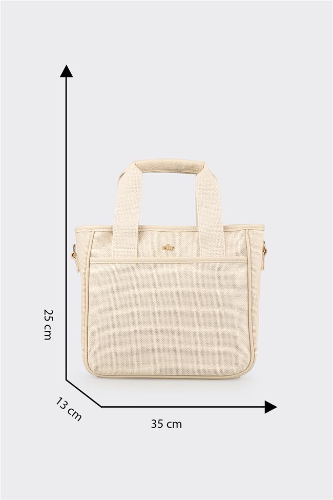 Ekru Kadın El Çantası