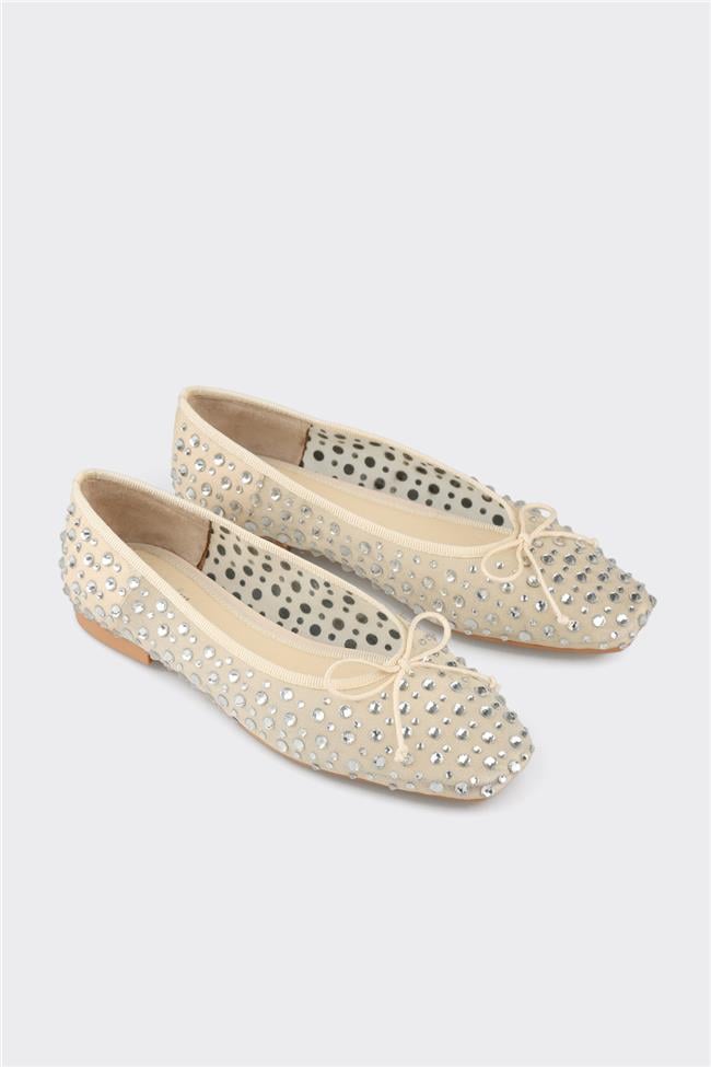 Ekru Kadın Günlük Ayakkabı