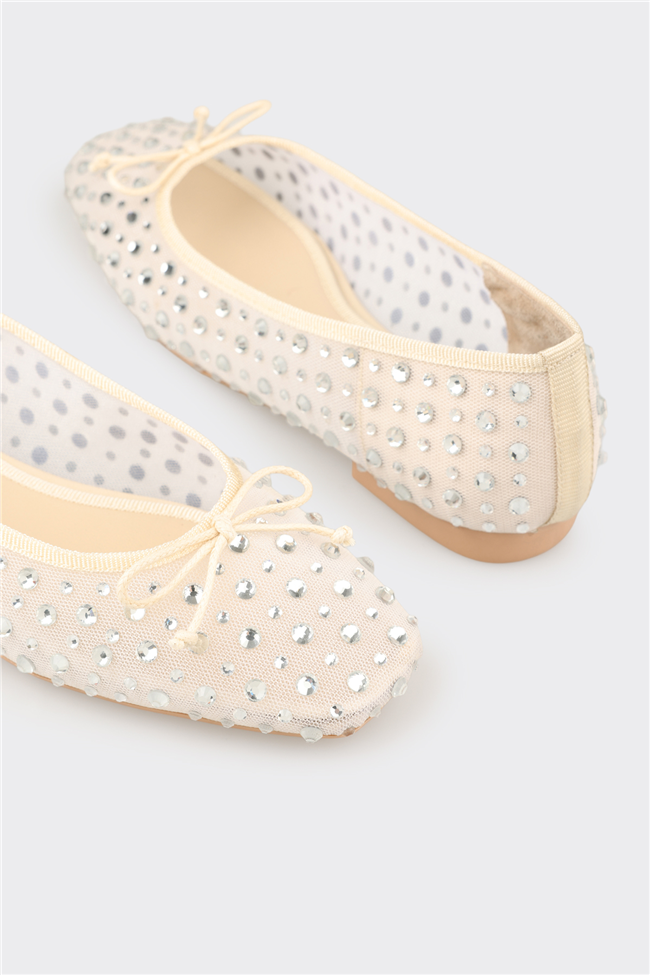 Ekru Kadın Günlük Ayakkabı