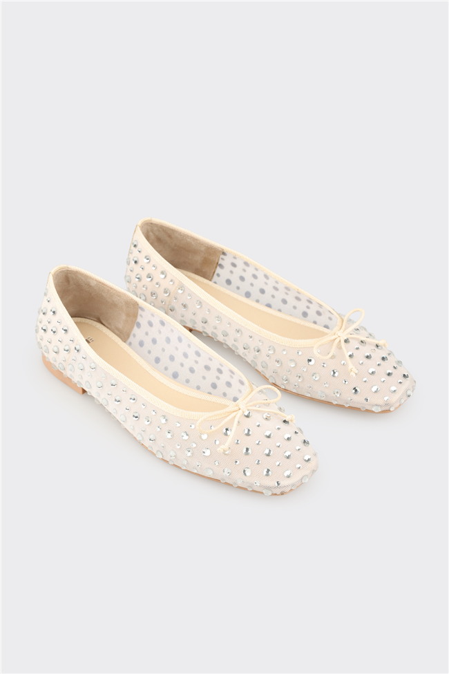 Ekru Kadın Günlük Ayakkabı