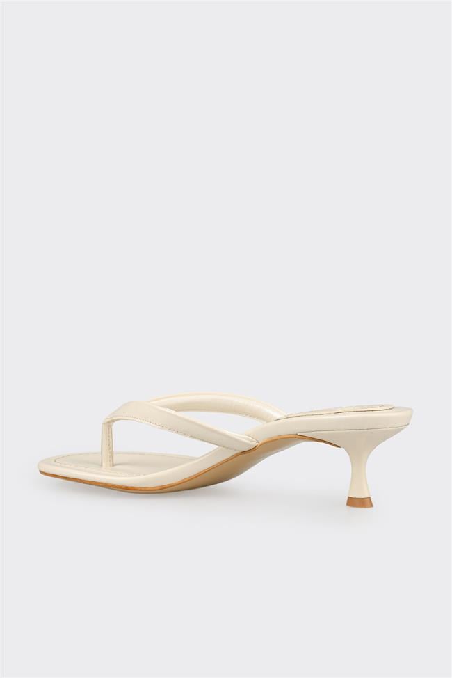 Ekru Kadın Günlük Terlik