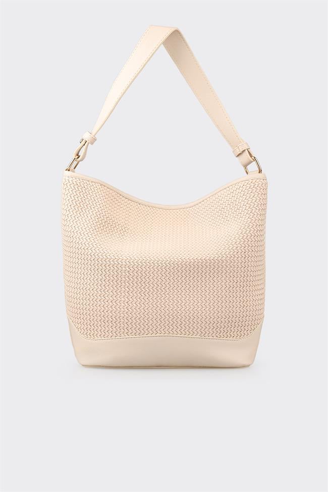 Ekru Kadın Omuz Çantası
