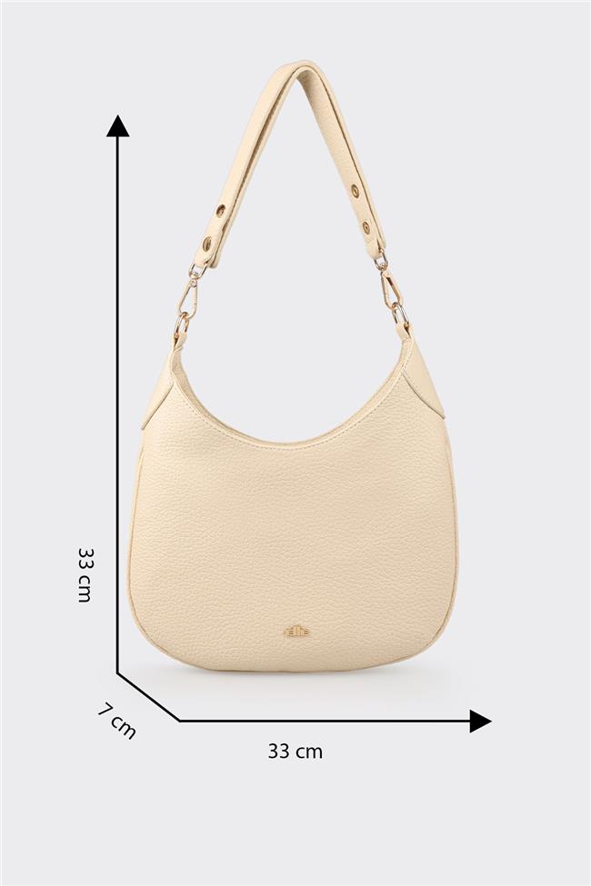 Ekru Kadın Omuz Çantası
