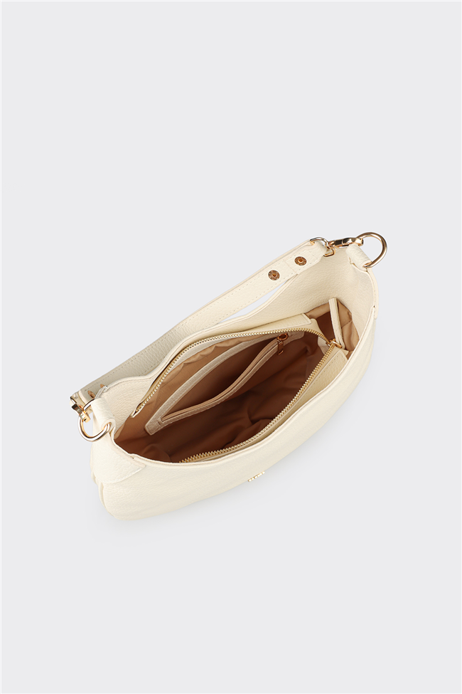 Ekru Kadın Omuz Çantası