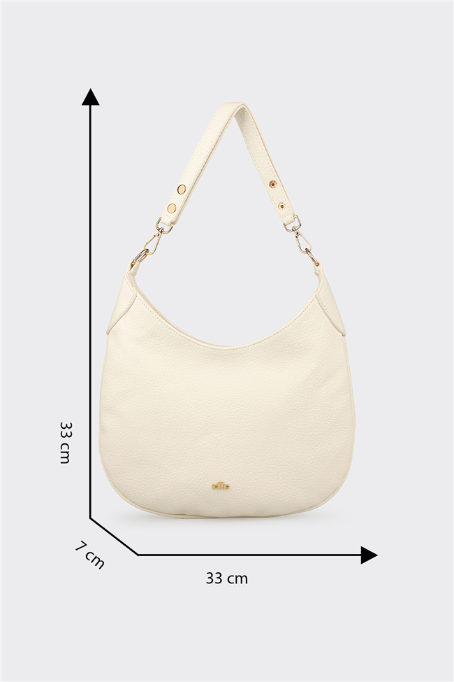 Ekru Kadın Omuz Çantası
