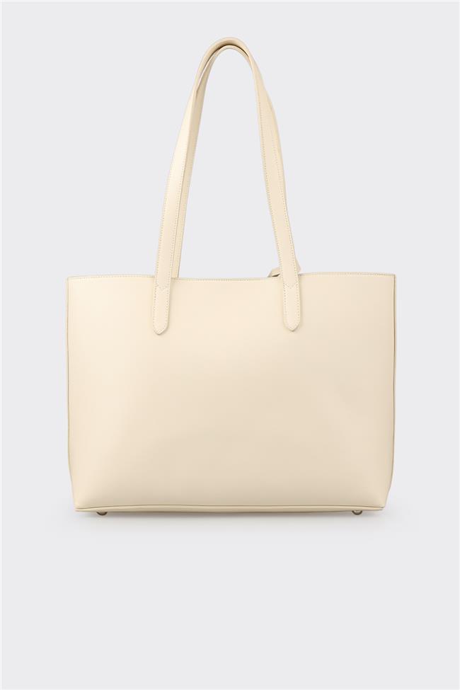 Ekru Kadın Omuz Çantası