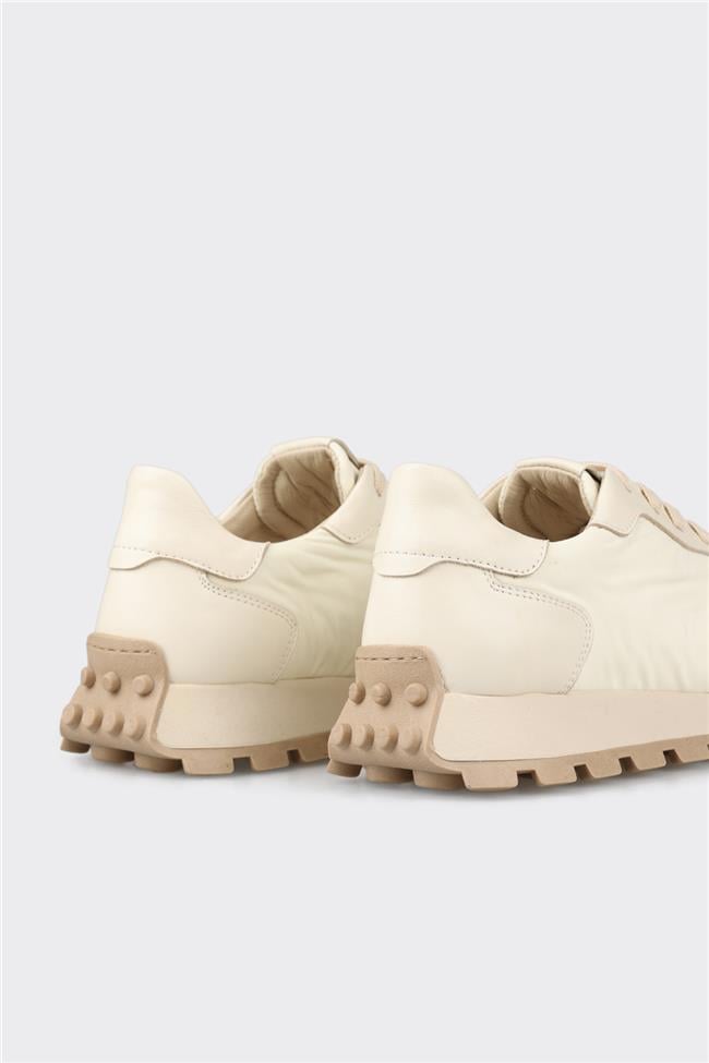 Ekru Kadın Spor Ayakkabı