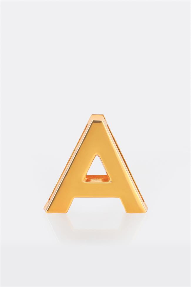 A Harfi Gold Çanta Charm