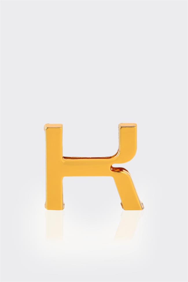 K Harfi Gold Çanta Charm