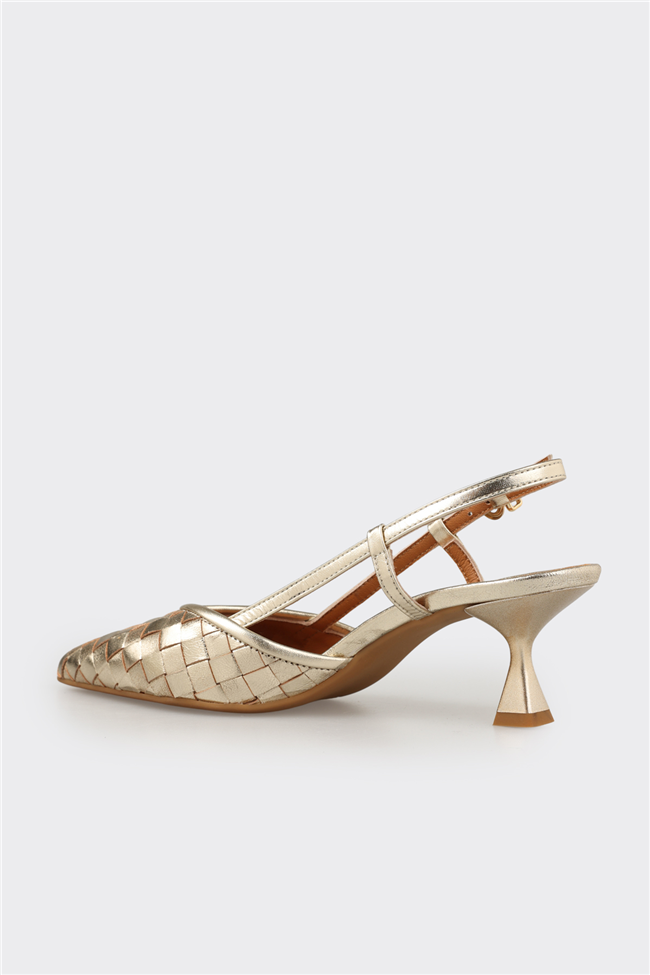 Gold Deri Kadın Günlük Ayakkabı