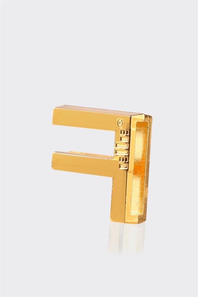 F Harfi Gold Çanta Charm