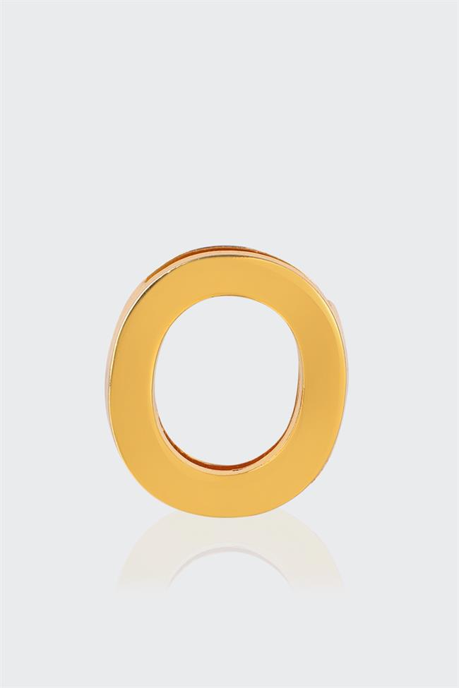 O Harfi Gold Çanta Charm