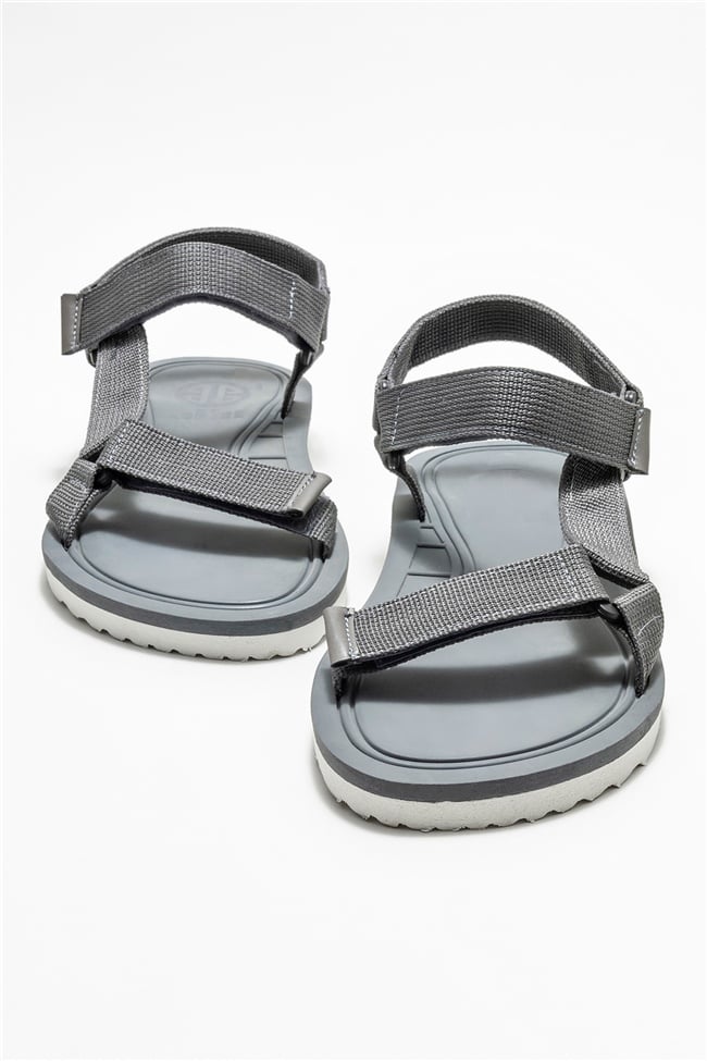 Gri Erkek Günlük Sandalet