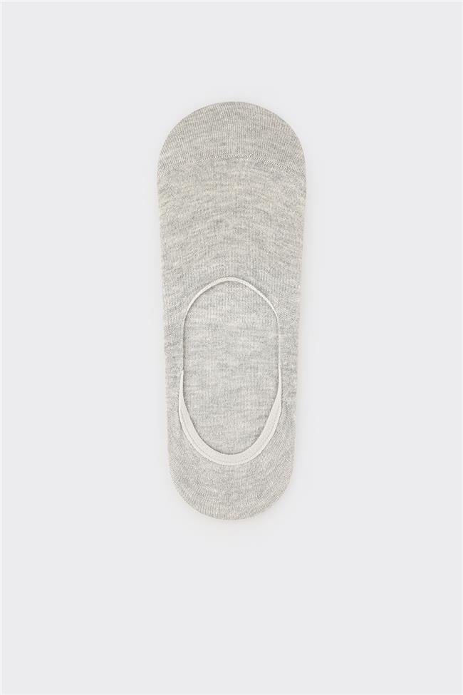 Gri Kadın Babet Çorap