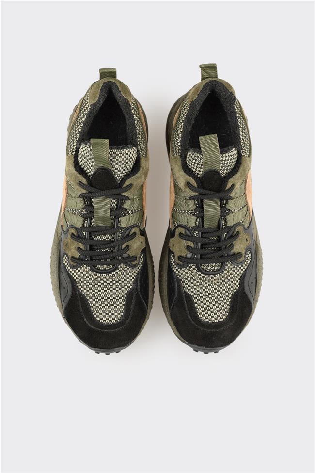 Haki Kadın Spor Ayakkabı