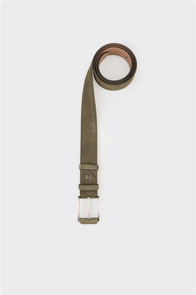 Haki Deri Erkek Kemer
