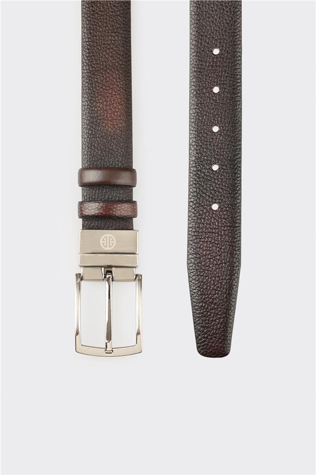 Kahve Deri Erkek Kemer